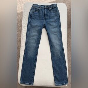 Classic Straight-Leg Blue Jeans